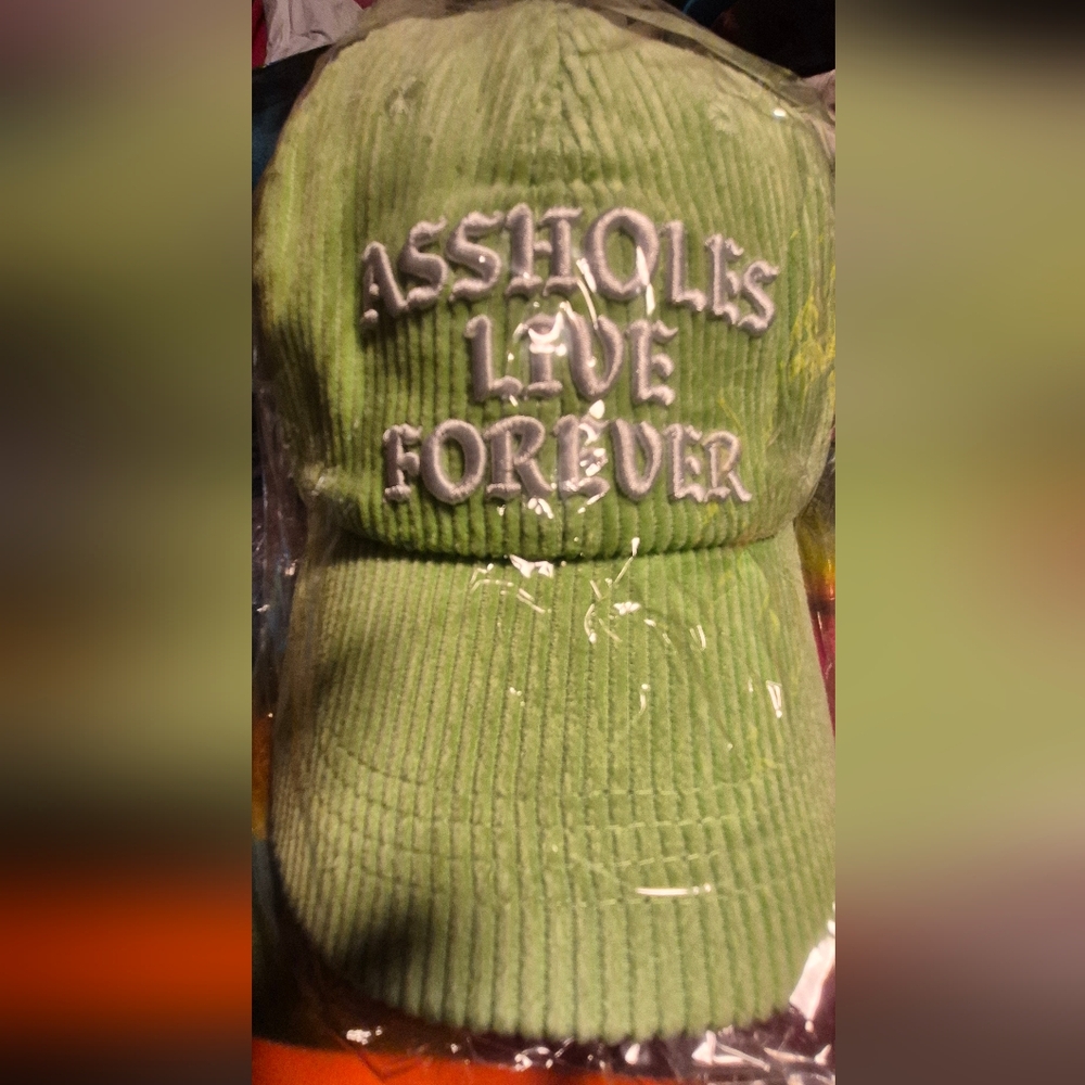 Green Corduroy Cap